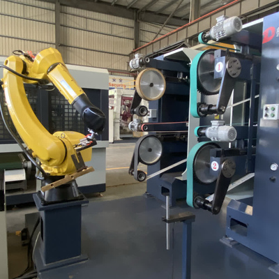 comprar Máquina Robótica de rectificación y pulido de múltiples ejes. Solución de tratamiento de superficie de materiales metálicos y compuestos. Fabricación en línea