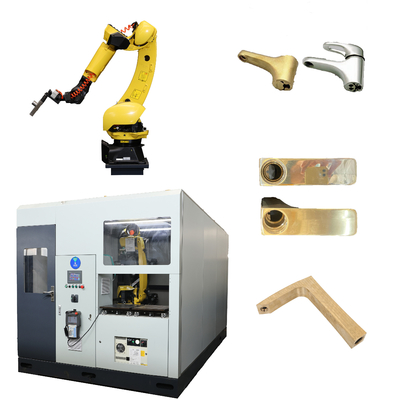 comprar Sistema automatizado de pulido robótico para la molienda de componentes de automóviles de carrocería trasera de aluminio prensado integrado Fabricación en línea