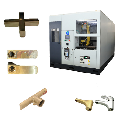 comprar Sistema automático de máquina de pulido, rectificación y desborrado para las tapas de los extremos del motor Fabricación en línea