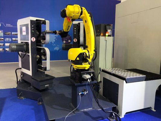 comprar Máquina que pulimenta robótica para los grifos con el motor de pasos 1.5KW Fabricación en línea