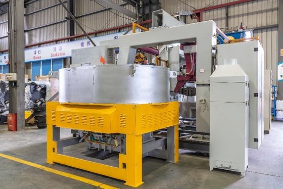 comprar máquina del mezclador LPDC del golpecito de la ducha 700KG/h con dos manipulantes independientes Fabricación en línea