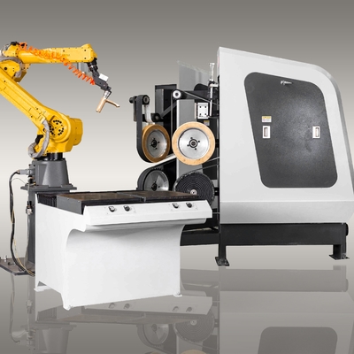 Máquina de pulir del CNC del brazo superficial robótico automática para la colocación sanitaria de las mercancías