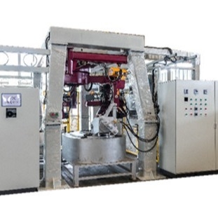 La presión baja completamente automática a presión máquina de fundición con dos manipulantes