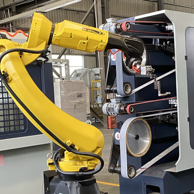 Todos los tipos de piezas de fundición desborda, molienda por robots