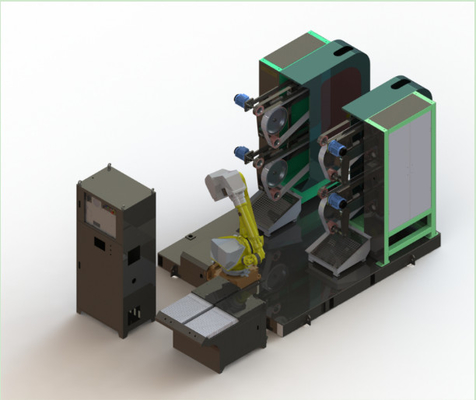 Máquina de molienda de alta eficiencia con célula robótica FANUC mejora la productividad