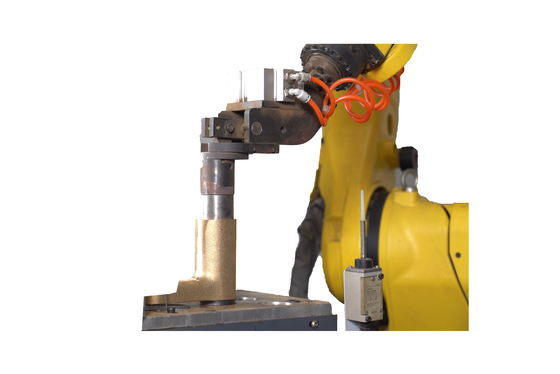 Diseño de bajo ruido Robot de alta precisión para el eje de la rueda de la automoción Hardware Casting Automation Deburring CNC Grinder