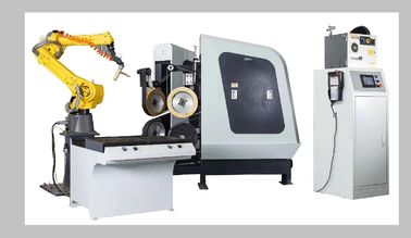 Máquina de pulir robótica programable para aclarar fregaderos de acero inoxidables