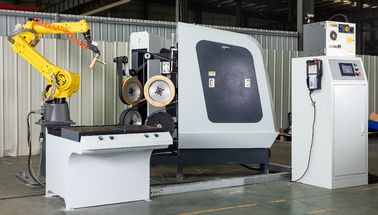 Máquina pulidora de pulido del robot automático del sistema del CNC para el grifo