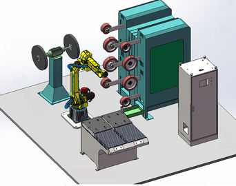 La máquina de pulir completamente automática del robot elimina la contaminación del polvo de poco ruido