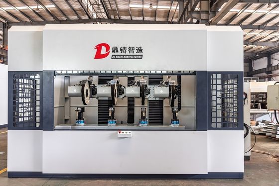 Máquina pulidora automática controlada PROMAX de cuatro estaciones para grifo de manijas de latón