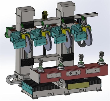 Alto de cobre amarillo automático rotatorio de la máquina pulidora del CNC del tubo eficiente ninguna polvoreda de la necesidad
